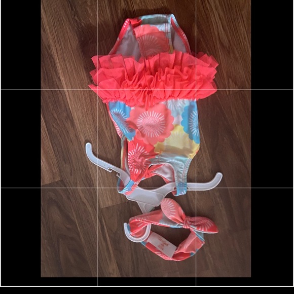 Baby girl swimsuit with matching headband - Picture 1 of 2